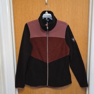 KUHL Women's Colorblock Kalamata Fleece Jacket Size Large